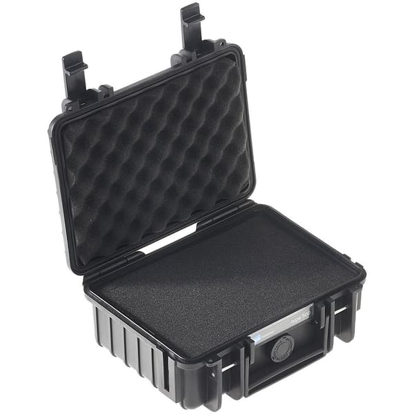B&w Pre-cut Foam Insert -kotelolla Outdoor 500 Musta