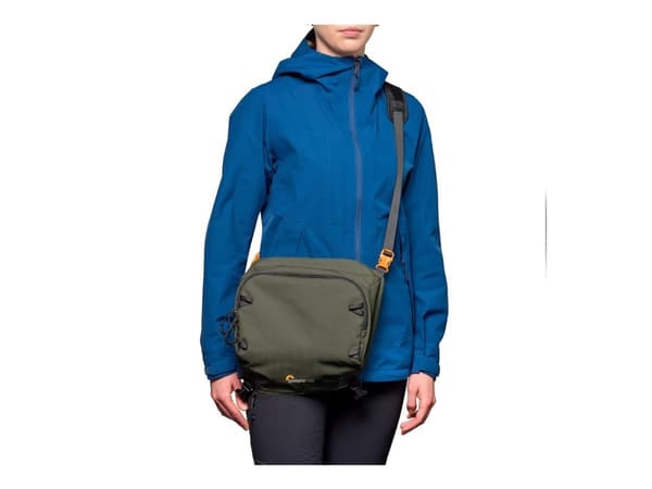 Lowepro Photo Sport PRO 55L AW IV - Ryggsekk S-M for digitalfotokamera med linser - robust - 420D Oxford-nylon, 420D diamond ripstop nylon - mørk grø