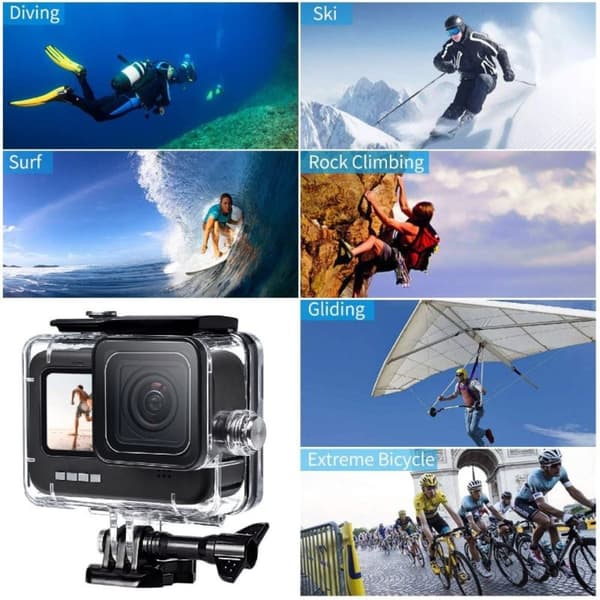 tillbehör för GoPro Hero 12 11 10 9 Många bra grejer