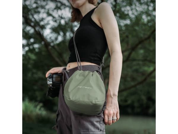 PGYTECH OneGo Drawstring, Damefutteral, Universell, Skulderrem, Khaki
