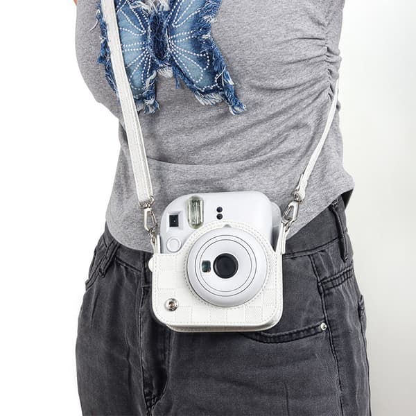 INF Polaroid mini12 plaid retro kamerataske