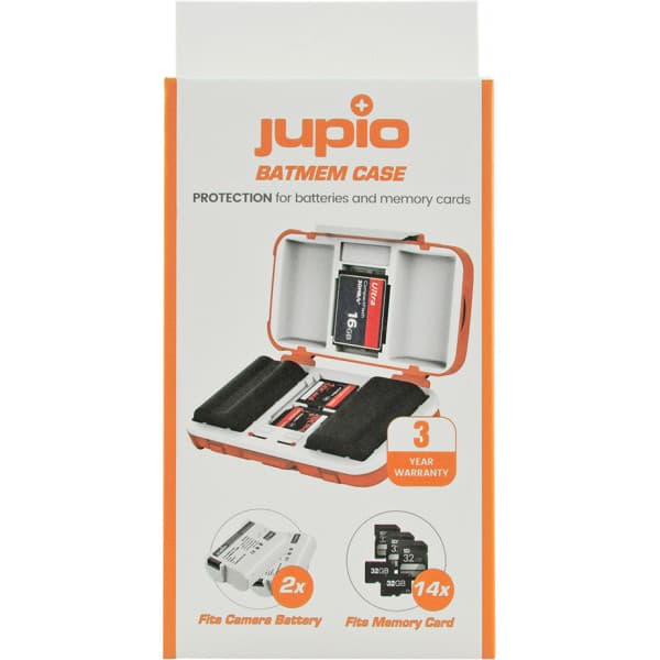 Jupio BatMem Case - batteri- och minneskortsfodral
