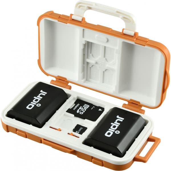 Jupio BatMem Case - batteri- och minneskortsfodral