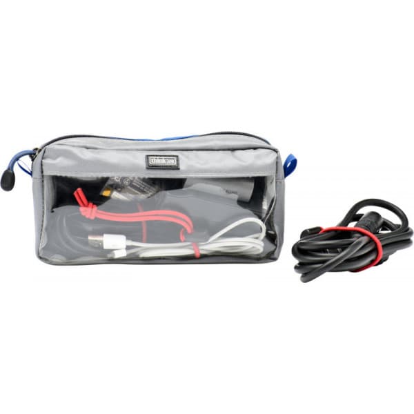 Think Tank Cable Management 10 V2.0 -kabelhanteringslösning, grå/genomskinlig