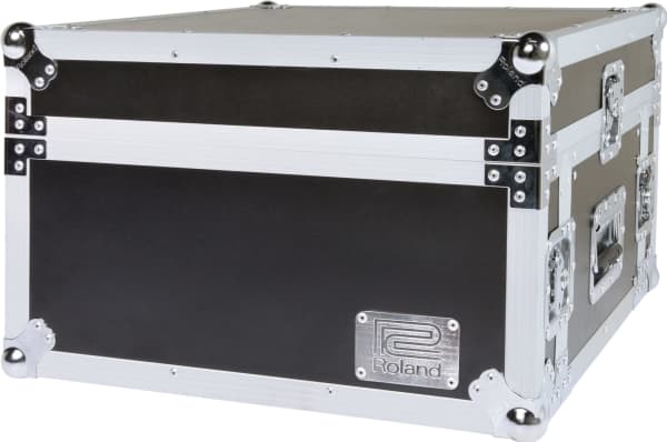Roland RRC-V1200, Hårt fodral, DJ-mixer, Gjuten aluminium, Svart, Silver, Roland, Monokromatiskt