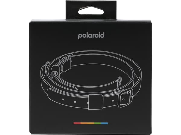 Polaroid Shoulder Strap Premium, Kamera med skrivare, Veganskt läder, Svart, Kina, 40 mm, 145 mm
