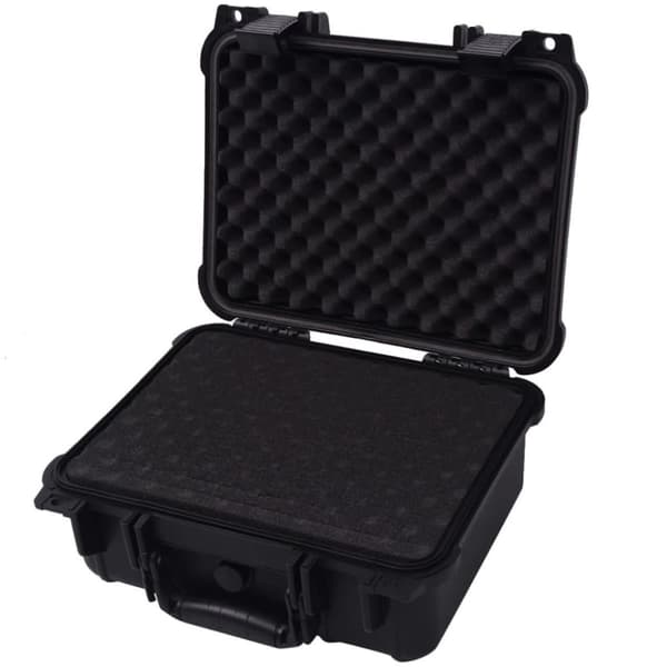 vidaXL sikkerhedskuffert 35x29,5x15 cm sort -  Kamera – tasker