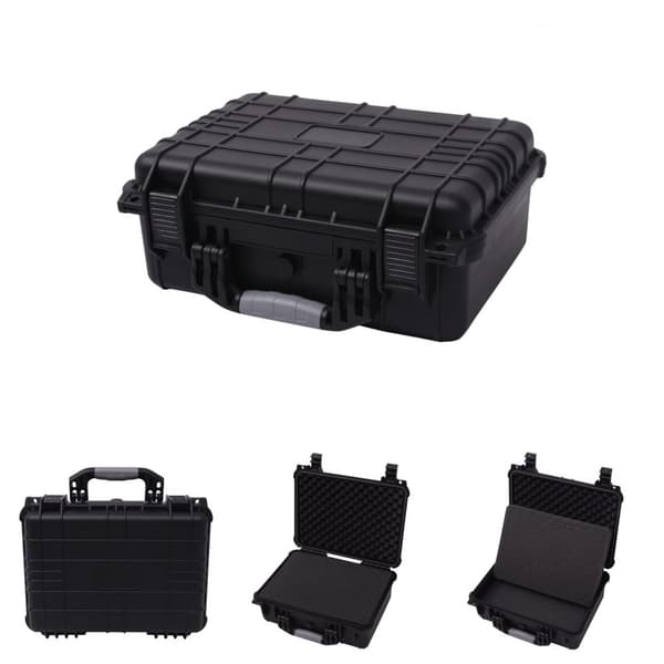 The Living Store sikkerhedskuffert 40,6x33x17,4 cm sort -  Kamera – tasker