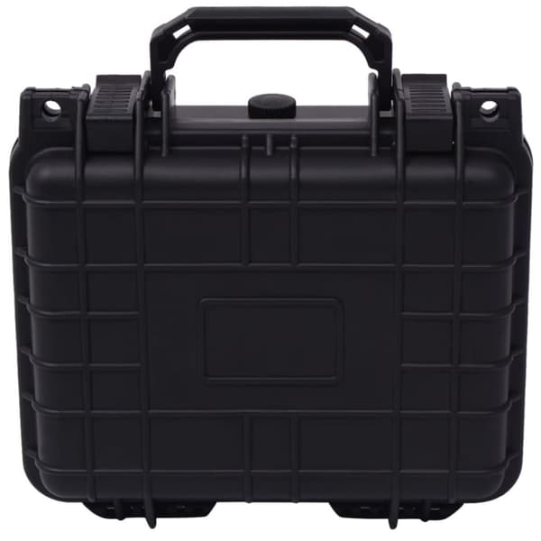 The Living Store sikkerhedskuffert 27x24,6x12,4 cm sort -  Kamera – tasker