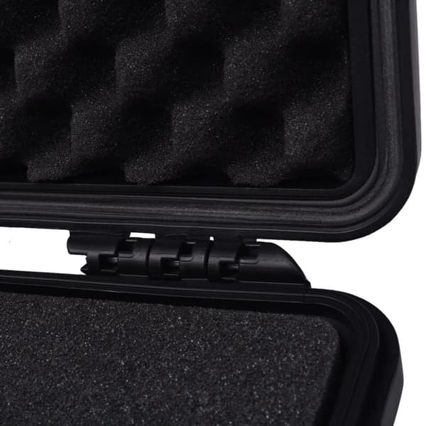 The Living Store sikkerhedskuffert 27x24,6x12,4 cm sort -  Kamera – tasker