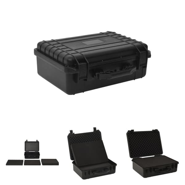 The Living Store transportabel flightcase 47x36x18 cm PP sort -  Kamera – tasker