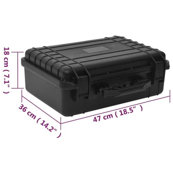 Kameralaukut & -salkut - Living Lentolaukku musta 47x36x18 cm PP