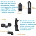 Miniatyrbillede 3 af 6: 5-i-1 Action Camera Accessories Hovedstrop klemme osv. til GoPro