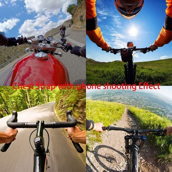 5-i-1 Action Camera Accessories Hovedstrop klemme osv. til GoPro