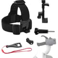 Miniatyrbillede 1 af 6: 5-i-1 Action Camera Accessories Hovedstrop klemme osv. til GoPro