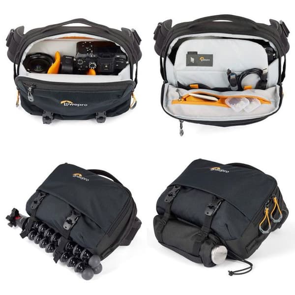 Axelväska - LOWEPRO - Trekker LT SLX 120 - Svart - 76% återvunna material - 6,5 L