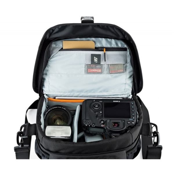 Axelväska för professionella SLR-kameror med extra objektiv - LOWEPRO - LP37123 - Svart