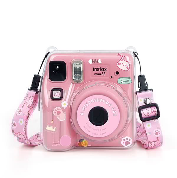 INF Instax Mini SE kameraveske med tilbehør Rosa