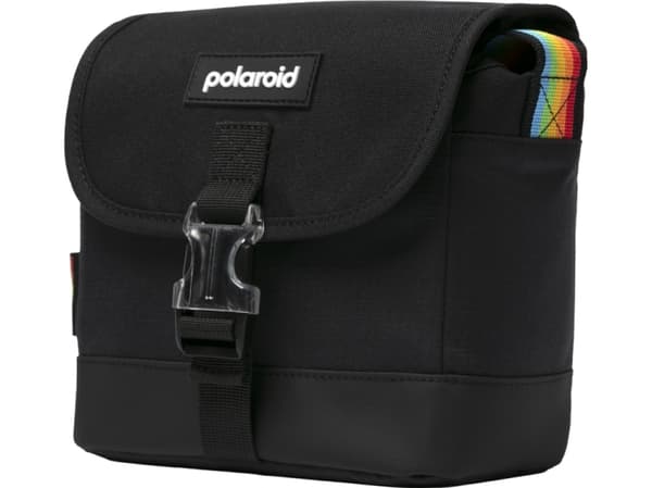 Polaroid Box Bag For Now And I-2 Spectrum, Skulder boks, Polaroid, i-Type, 600 cameras, Skulderrem, Sort, Flerfarget