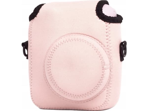 Pokrowiec LoveInstant Miękki Futerał Etui Pokrowiec Case Osłona Neoprene Do Fujifilm Fuji Instax Mini 12 - Różowy