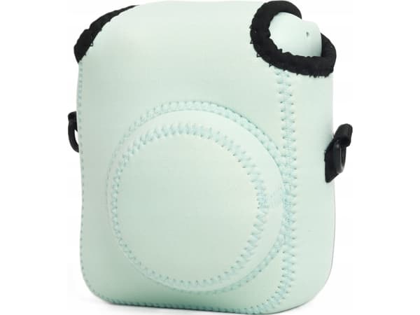Pokrowiec LoveInstant Miękki Futerał Etui Pokrowiec etui Osłona Neopren Do Fujifilm Fuji Instax Mini 12 - Zielony