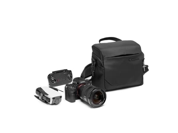 Manfrotto MB MA3-SB-L, Axelväska, Universal, Axelrem, Svart