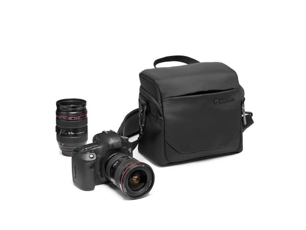 Manfrotto MB MA3-SB-L, Axelväska, Universal, Axelrem, Svart