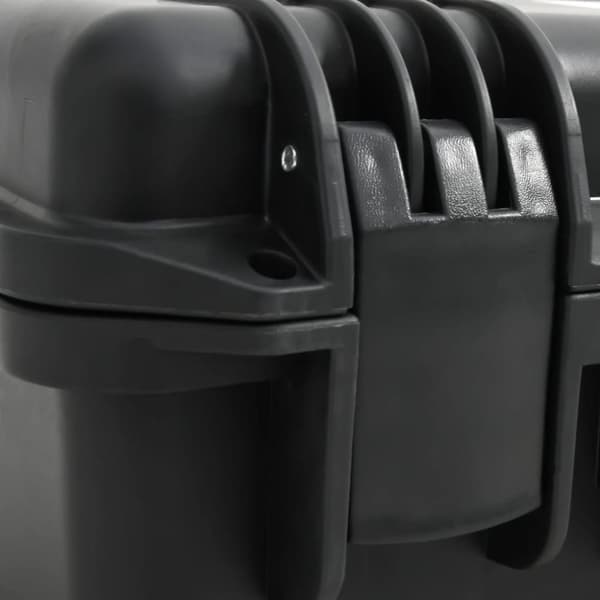 vidaXL transportabel flightcase 49x38x23 cm PP sort
