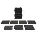 Miniatyrbillede 6 af 8: vidaXL transportabel flightcase 62,5x49,5x37 cm PP sort