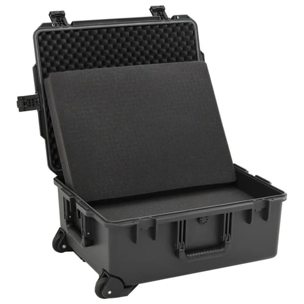 vidaXL Bärbar skyddsväska svart 62,5x50x28,5 cm PP