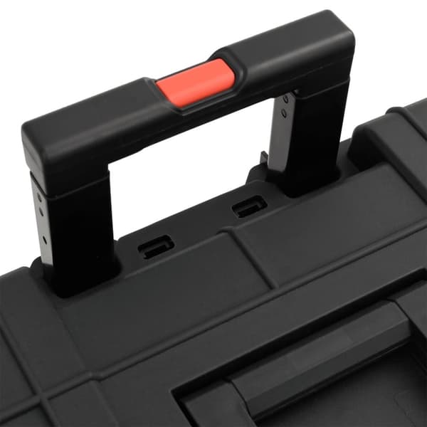 vidaXL transportabel flightcase 56,5x45,5x48 cm PP sort