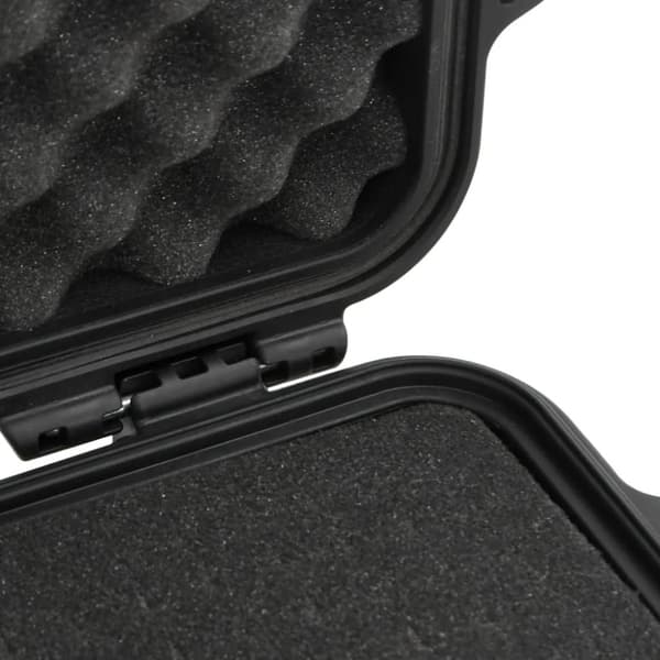 vidaXL transportabel flightcase 30x24,5x12,5 cm PP sort