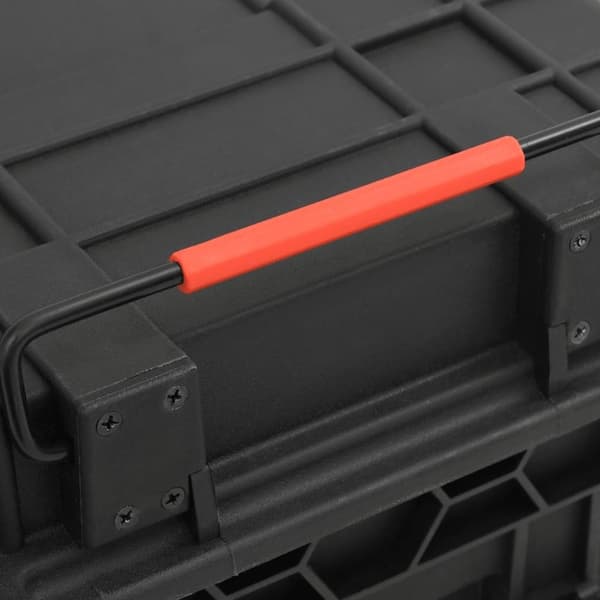 vidaXL transportabel flightcase 56,5x34x16 cm PP sort