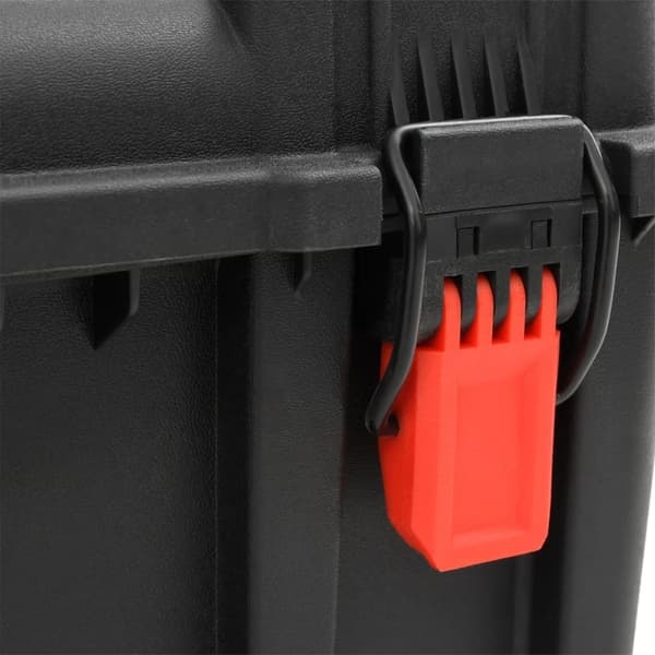 vidaXL transportabel flightcase 57x35x32,5 cm PP sort