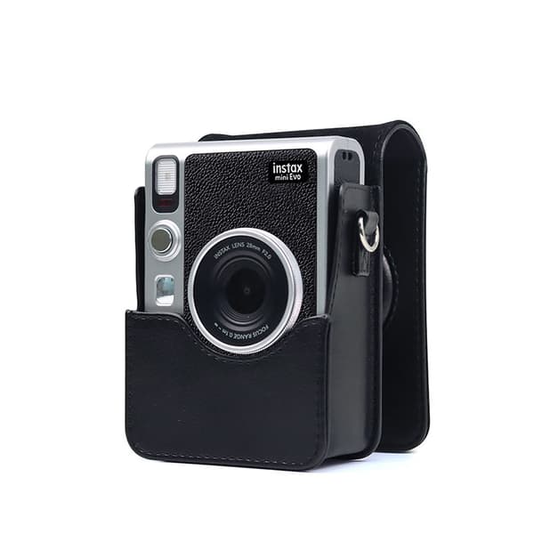INF Skyddsläderfodral för Instax Mini Evo-kamera