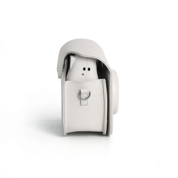 INF Vintage PU læder kamerataske til Instax Mini SE/7+ - Grå