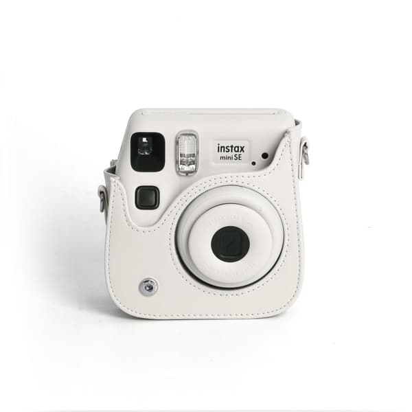 INF Vintage PU læder kamerataske til Instax Mini SE/7+ - Grå