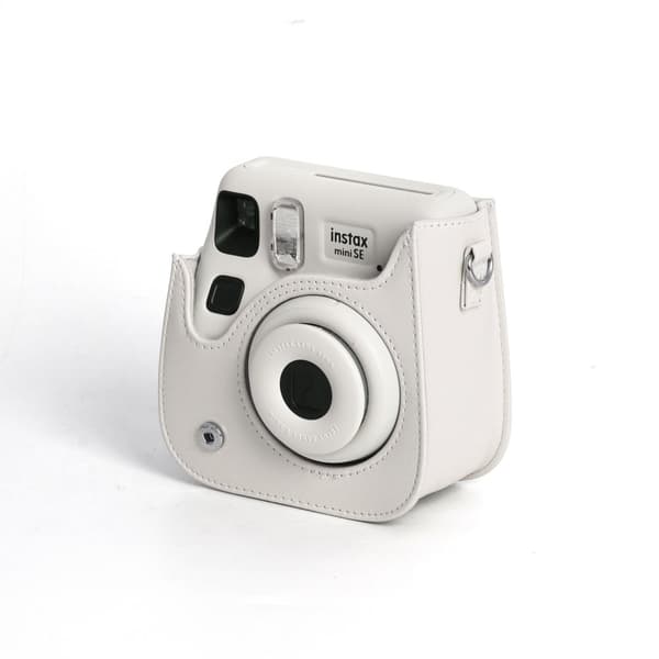 INF Vintage PU læder kamerataske til Instax Mini SE/7+ - Grå