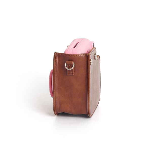 INF Vintage PU læder kamerataske til Instax Mini SE/7+