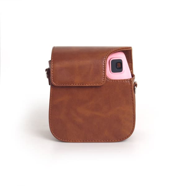 INF Vintage PU læder kamerataske til Instax Mini SE/7+