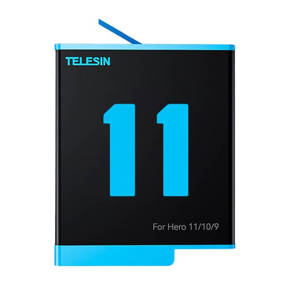 3-slot vandtæt oplader Telesin Allin box + 2 batterier til GoPro Hero 12/11/10/9