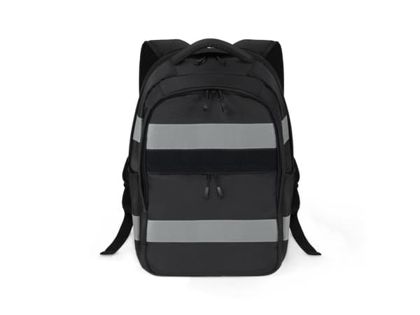 DICOTA Reflective - V2 - ryggsekk - 600D RPET, termoplast-polyuretan (TPU) - svart - 15.6"