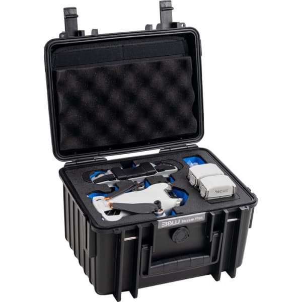 B&W Outdoor Cases Type 2000 DJI Mini 4 Prolle - Musta