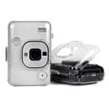 Miniatyrbild 4 av 4: Ryggsäck - Fotoväska - Optisk QP35S skyddande läderfodral med justerbar rem för Fujifilm Instax Mini LiPla-kamera