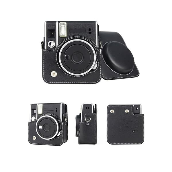 INF Vintage-tyylinen PU-nahkainen kamerakotelo Instax Mini 40:lle