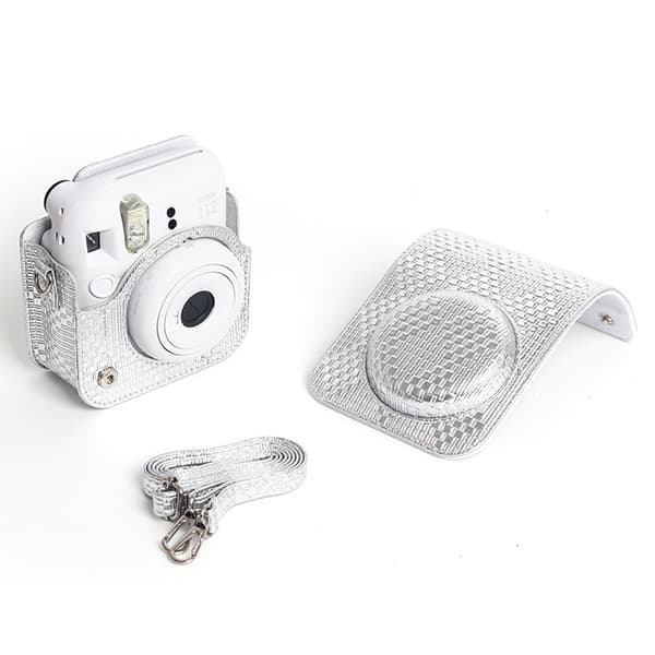 INF Mini 12 Silver Checkerboard Kameraväska