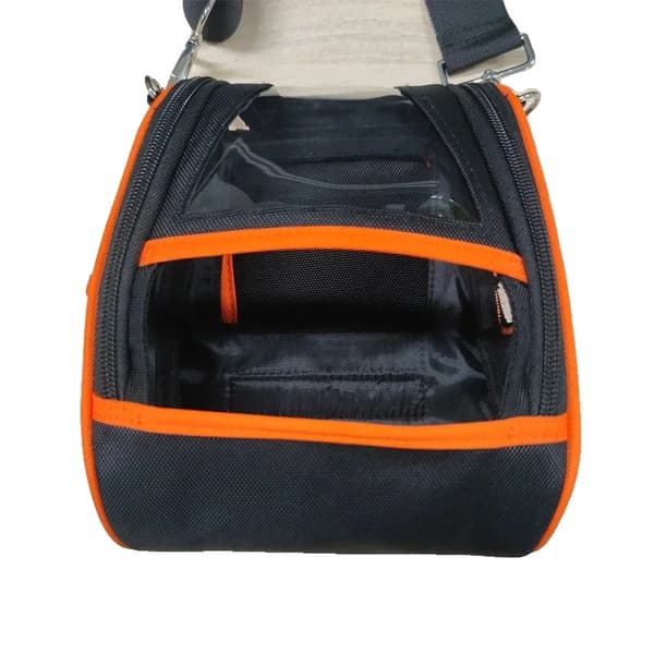 Printertaske til ZQ630 QLN420, rummelig design, holdbart materiale,Sort Orange