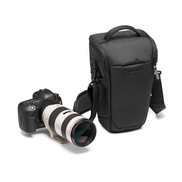 Axelväska - MANFROTTO - Advanced Holster L III - Svart - 2 modulära fickor - Regnskydd