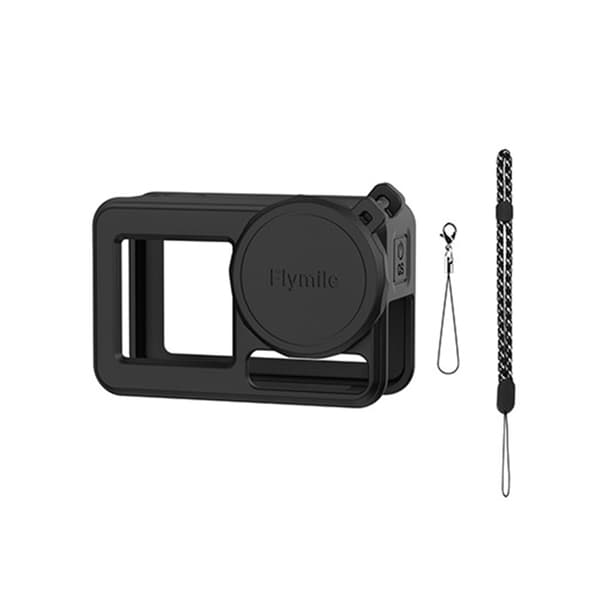 INF Silikonecover Objektivdæksel til DJI Osmo Action 5 Pro Sort