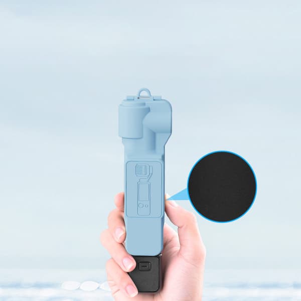 INF Beskyttelsesdeksel med krok for Pocket 3-objektiv Blå